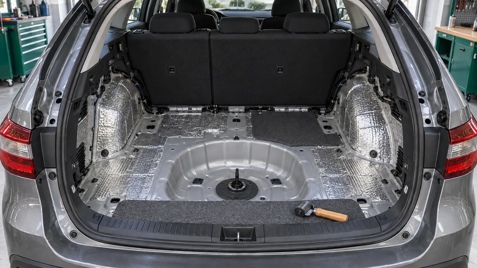 Шумоизоляция багажника Lada Vesta