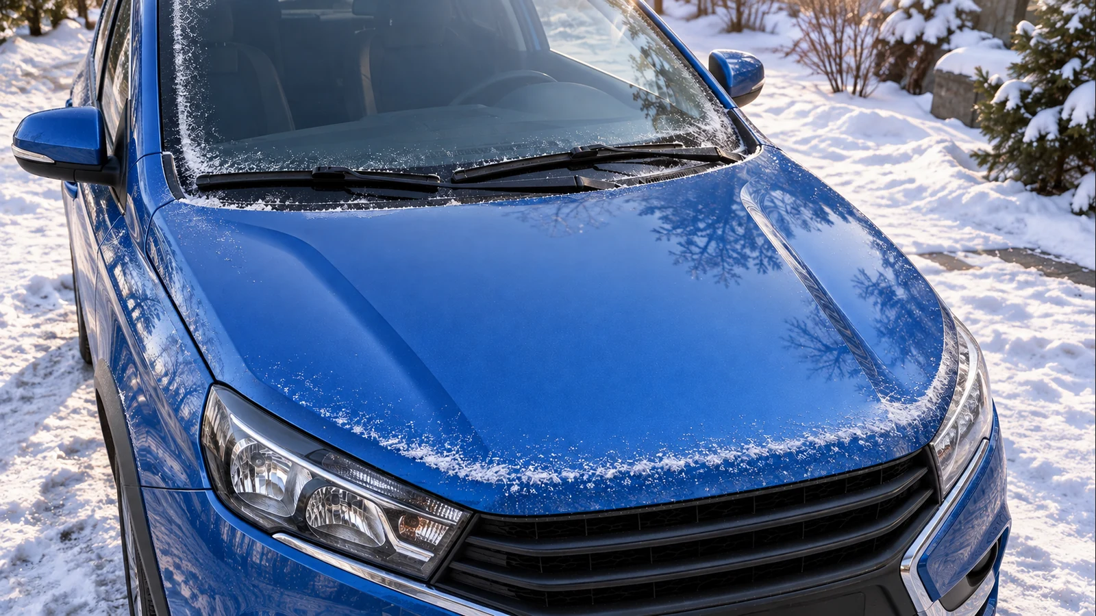 Lada Vesta Cross зимой
