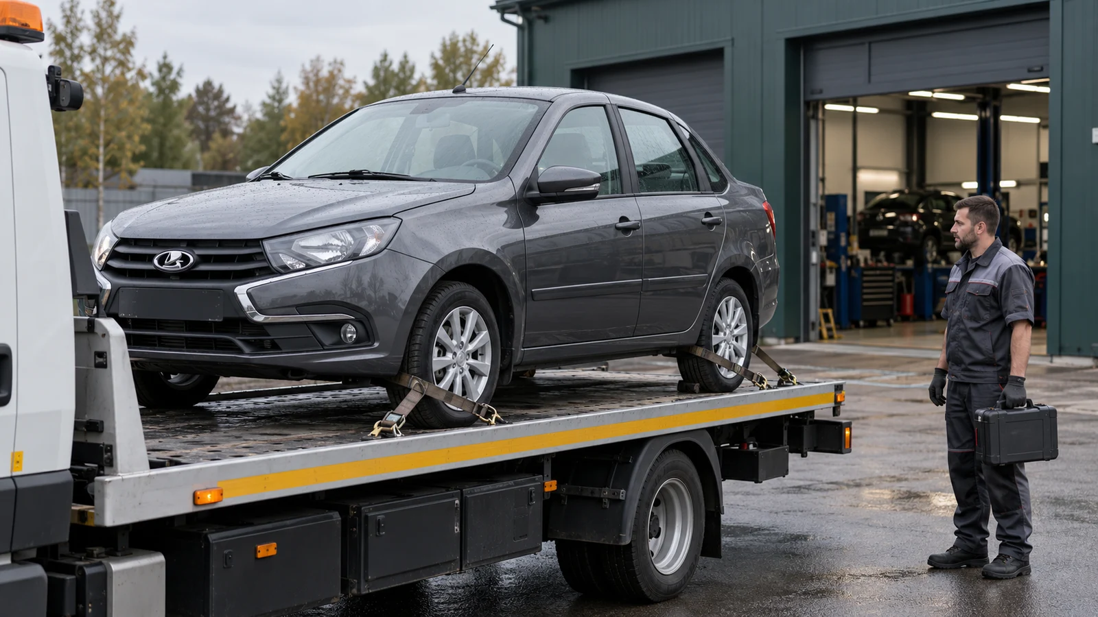 АКПП не включает передачу на Lada Granta