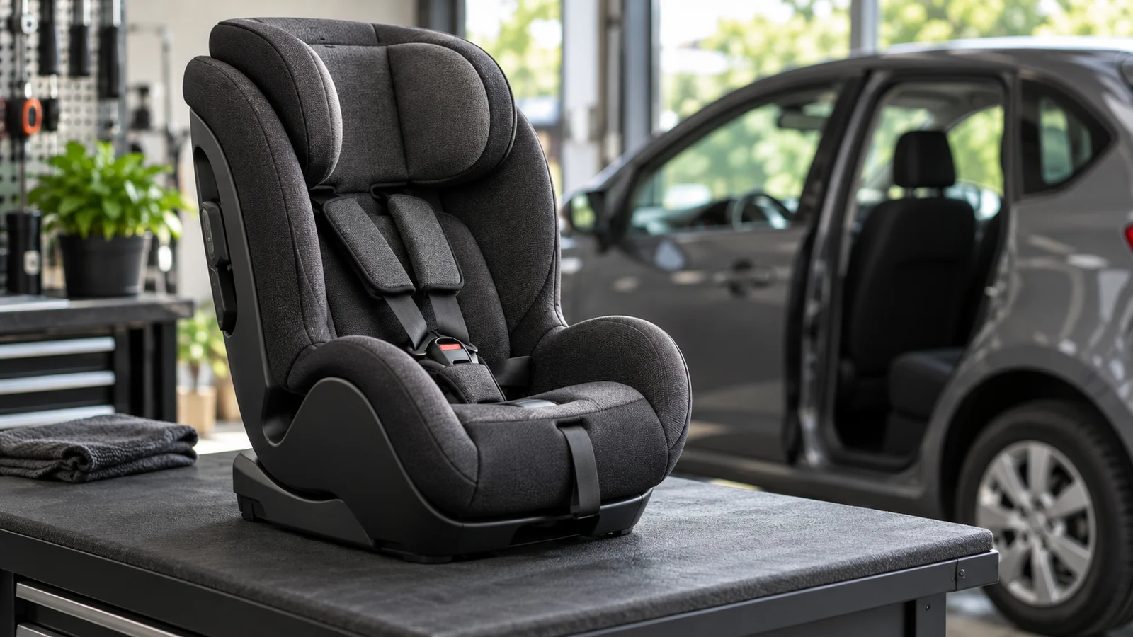 Установка детского кресла и ISOFIX на Lada Granta