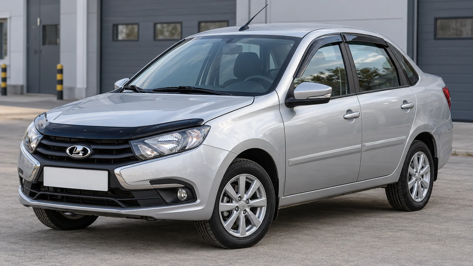 Дефлекторы капота и окон Lada Granta