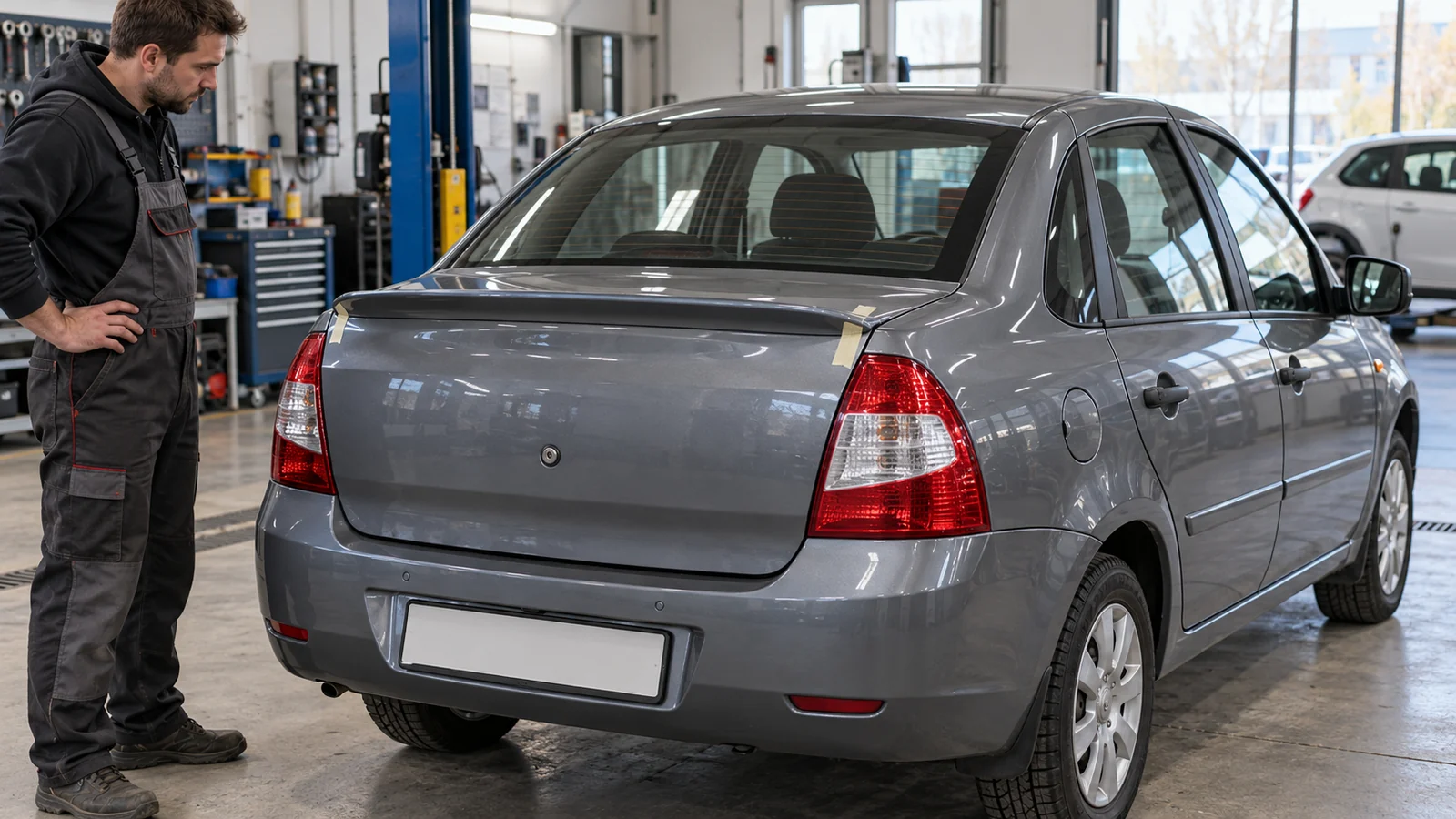 Спойлер и наружный обвес Lada Granta