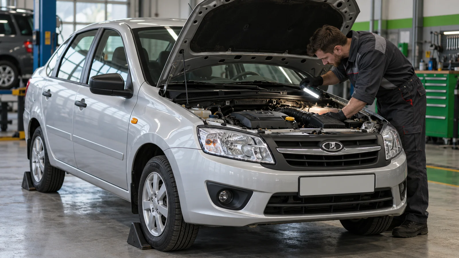 Рывки при трогании Lada Granta
