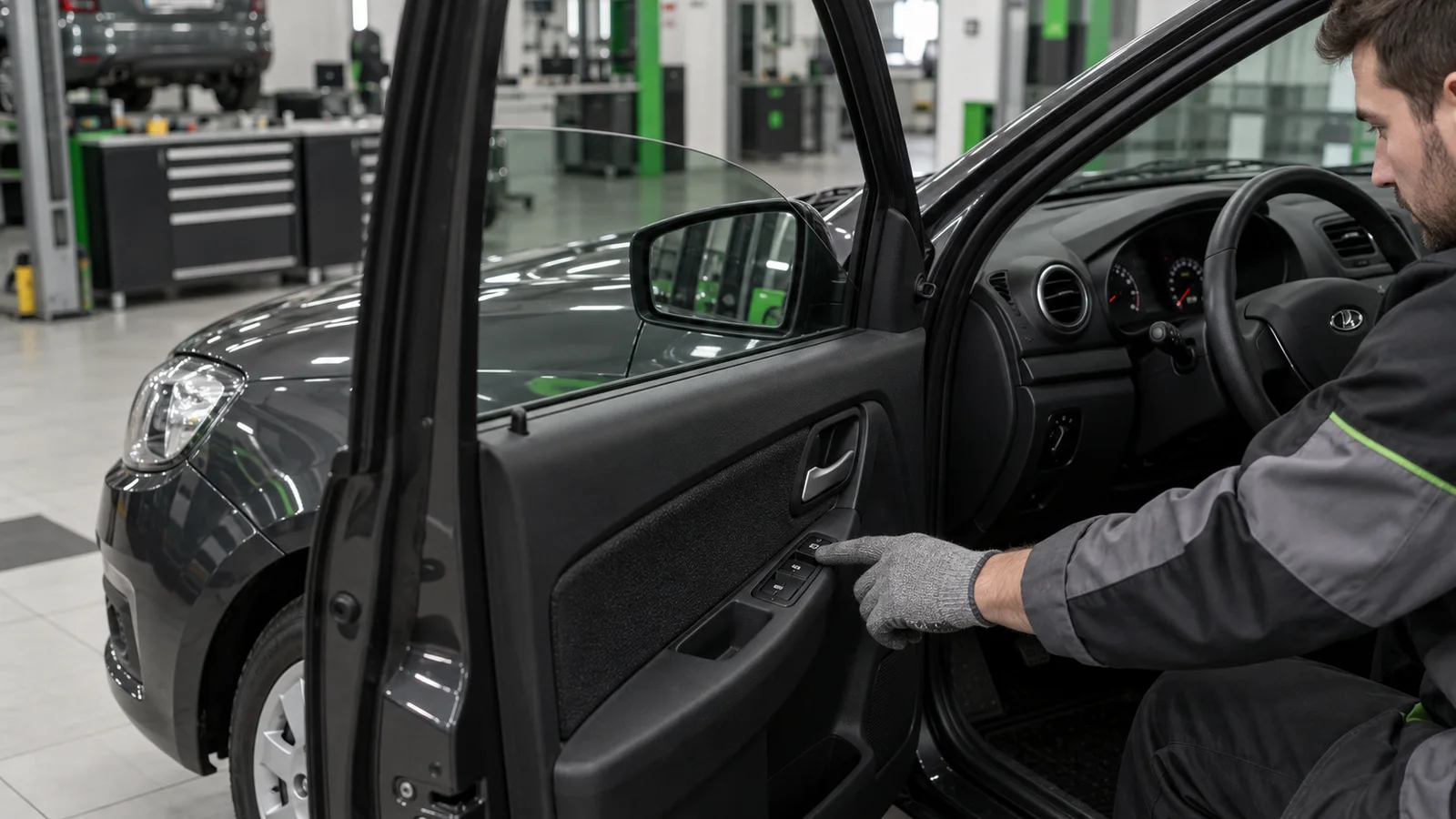 Не работает стеклоподъёмник на Lada Granta