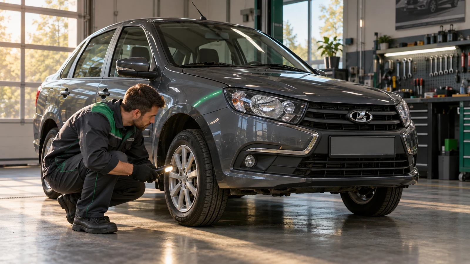 Растяжки передней подвески Lada Granta