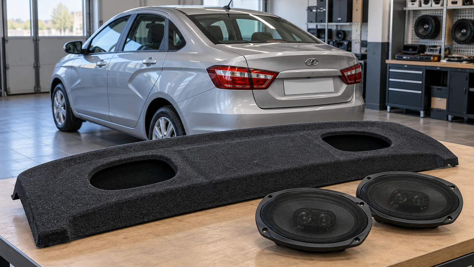 Акустическая полка Lada Vesta: выбор и совместимость
