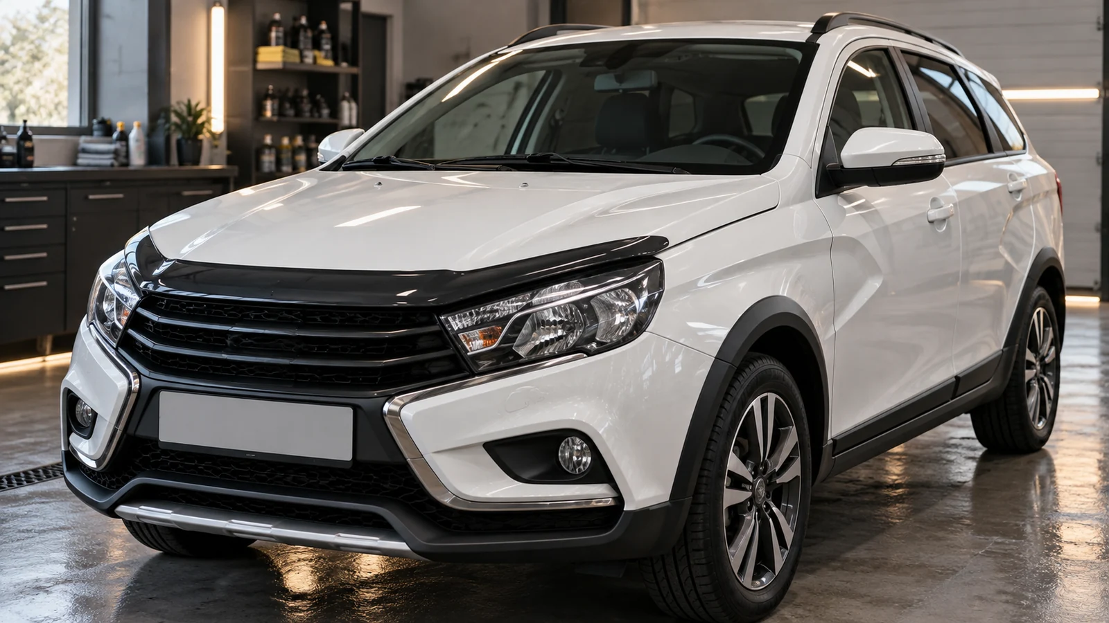 Дефлектор капота Lada Vesta: подбор и установка