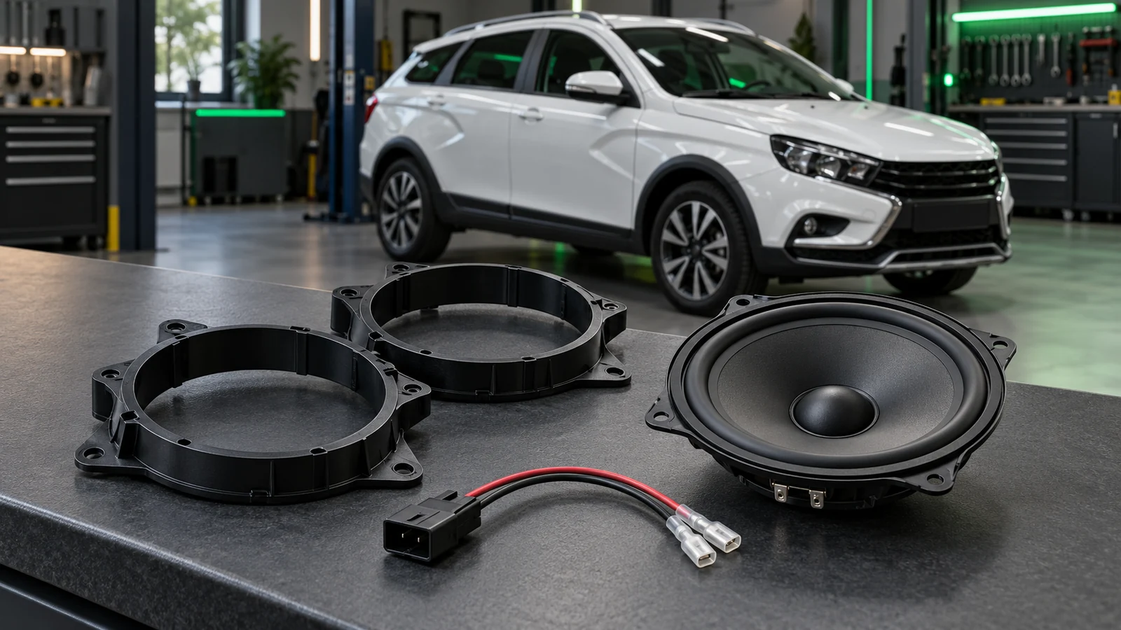Проставки и переходники динамиков Lada Vesta