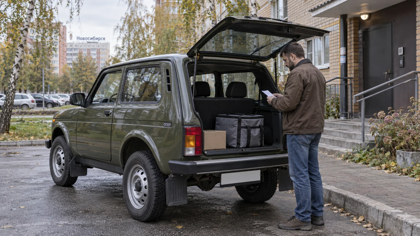 Работа курьером на своём автомобиле Лада Нива Легенд в Новосибирске