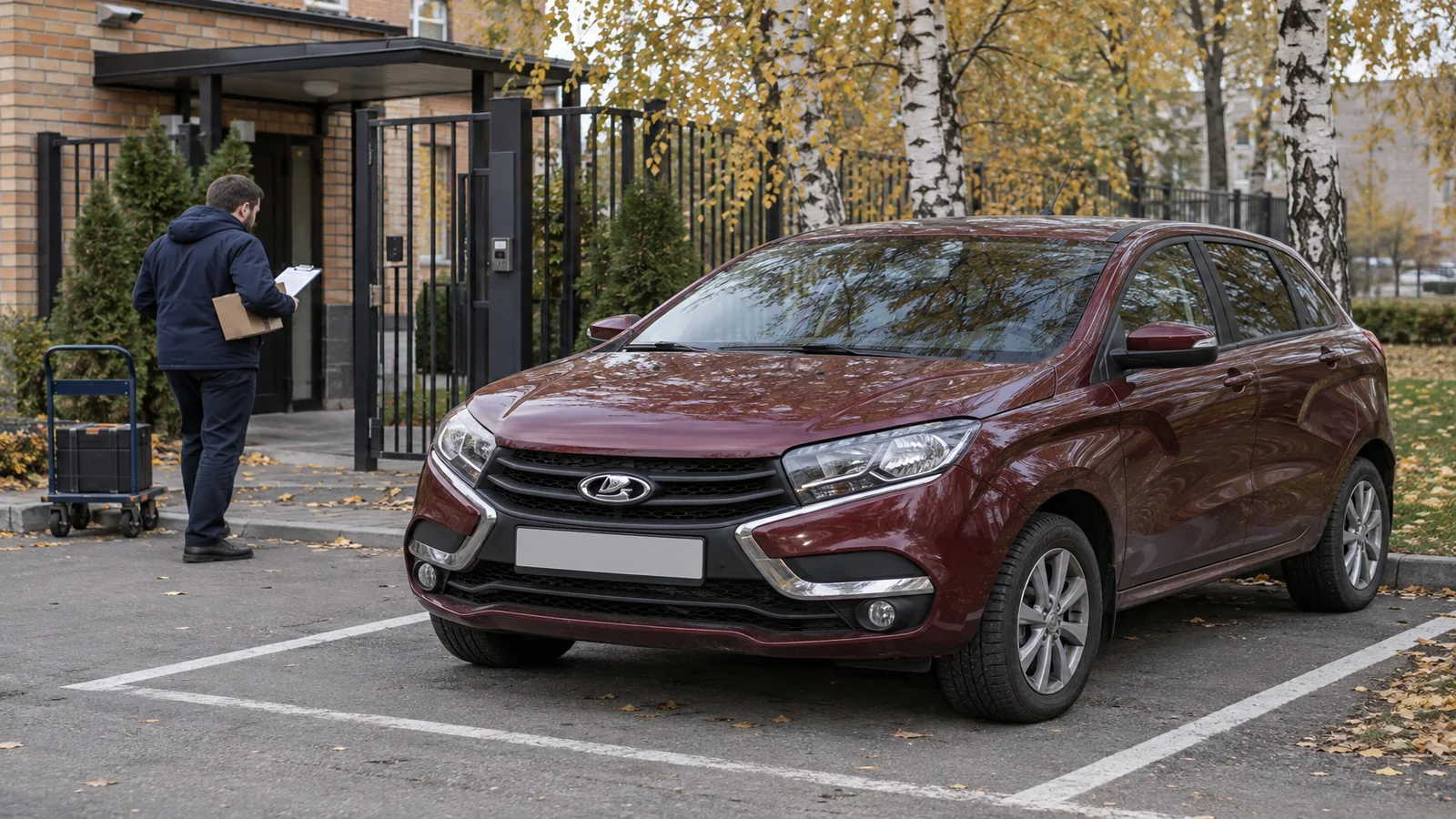 Работа курьером на своём автомобиле Лада Иксрей в Омске