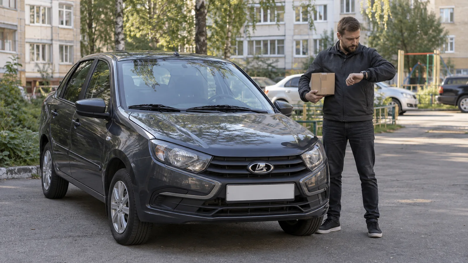 Работа курьером на своём автомобиле Лада Гранта в Самаре
