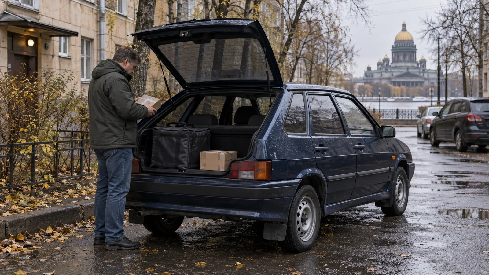 Работа курьером на своём автомобиле Лада Самара в Санкт-Петербурге