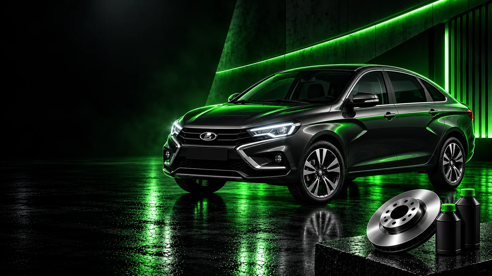 LADA Aura — тематическая иллюстрация