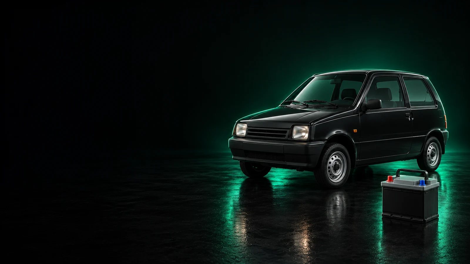 VAZ-1111 Oka и аккумулятор — иллюстрация