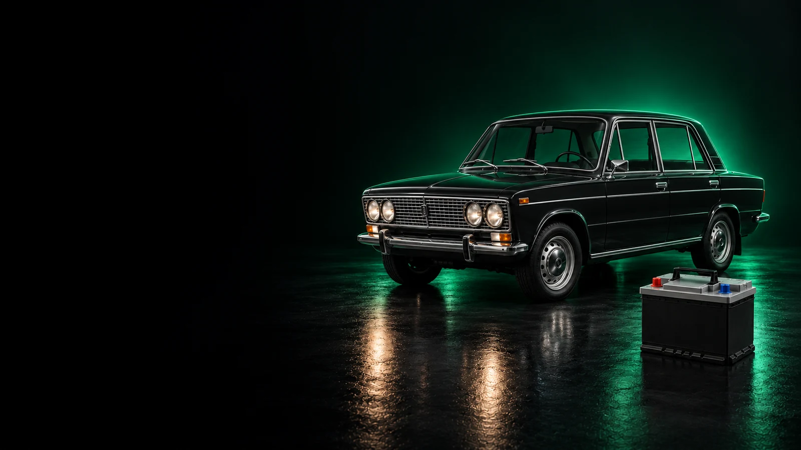 VAZ-2103 и аккумулятор — иллюстрация
