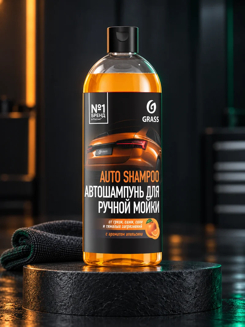 GRASS Auto Shampoo «Апельсин» 111100-1, 1 л