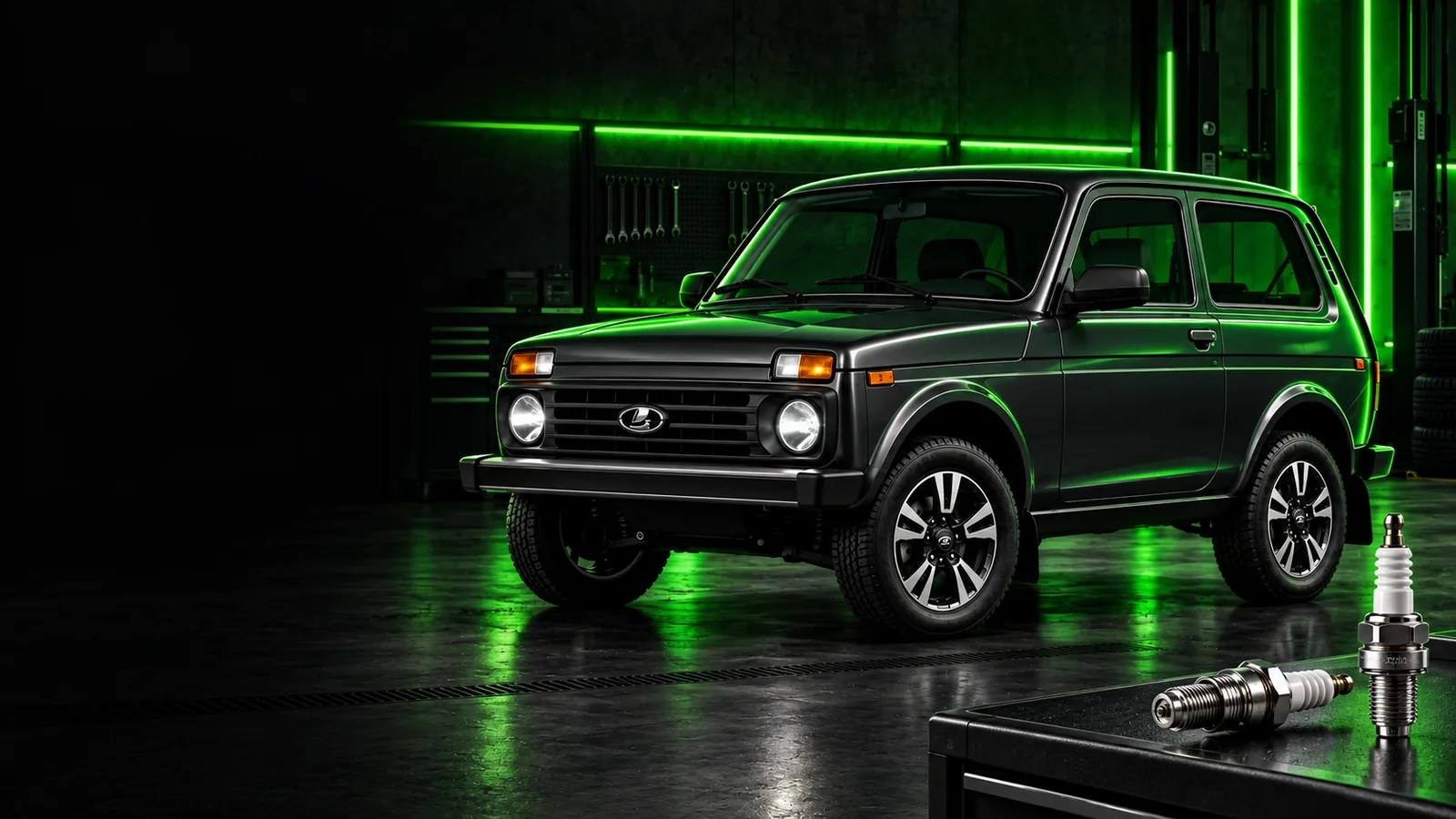 LADA Niva Legend и свечи зажигания — иллюстрация