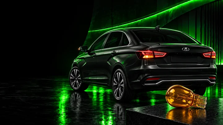 LADA Aura — подбор ламп