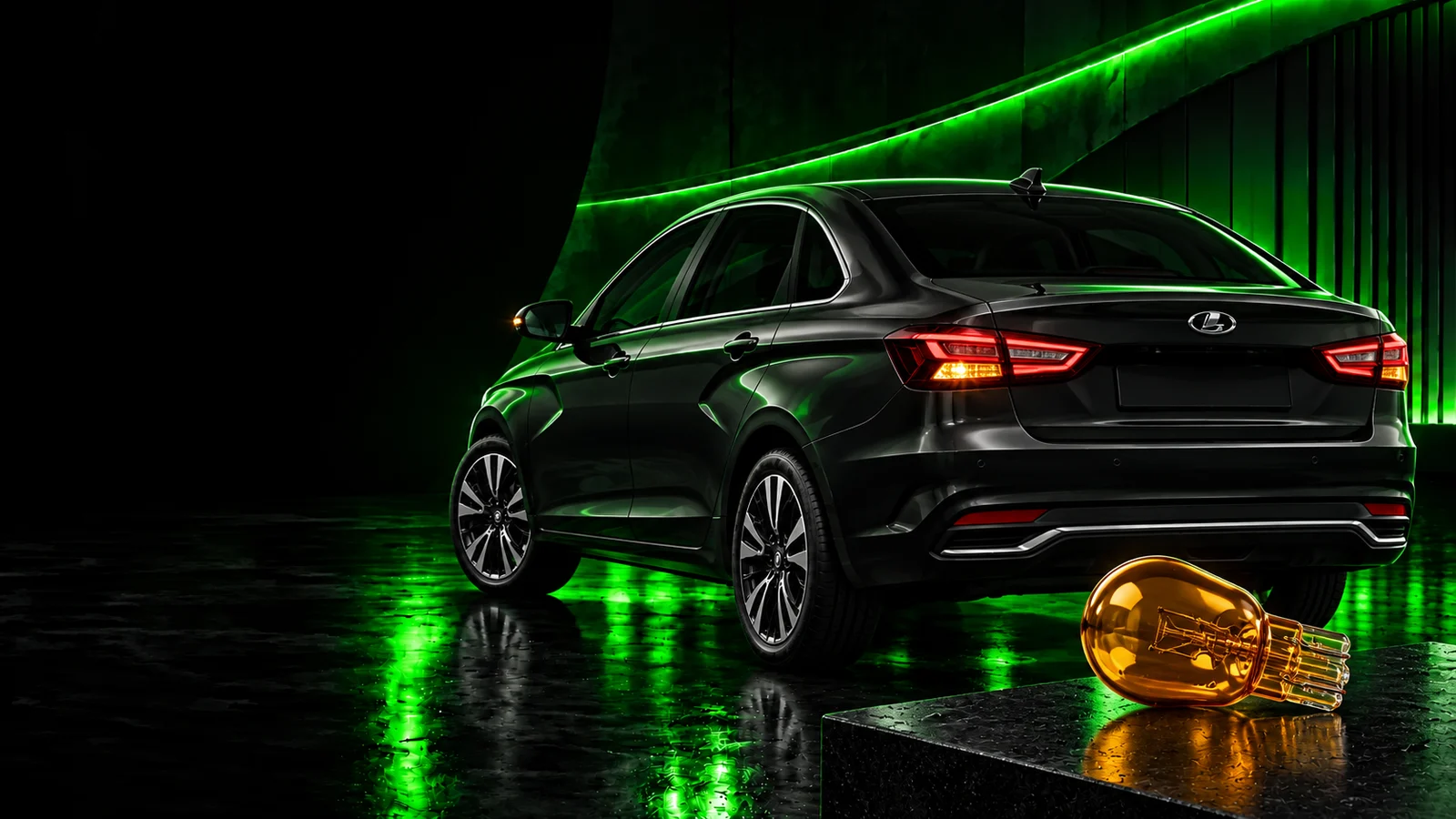 LADA Aura и автомобильные лампы