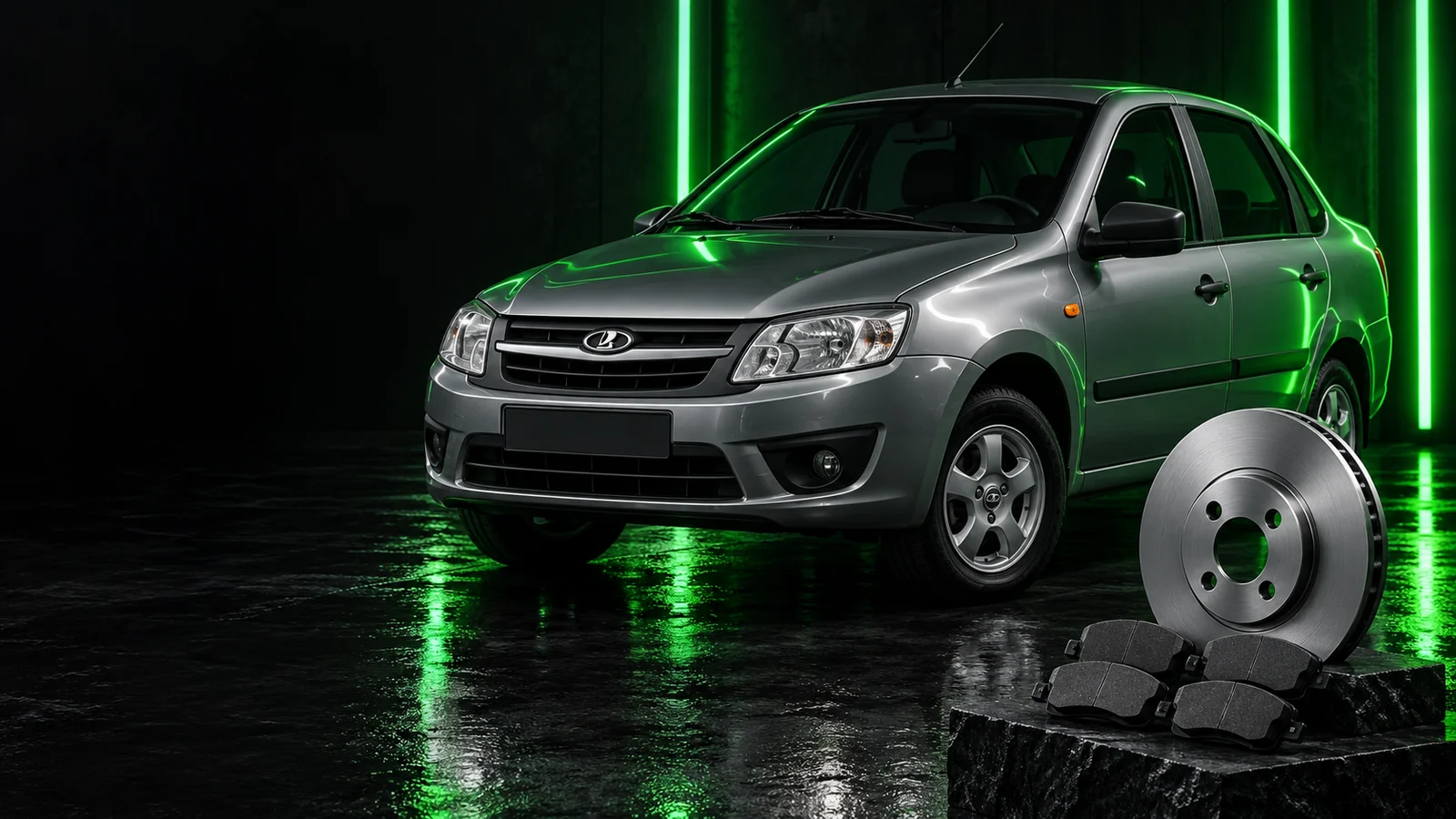 LADA Granta — Передние тормозные колодки