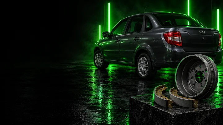 LADA Granta — Задние тормозные колодки