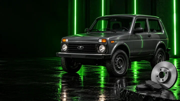 LADA Niva Legend — Передние тормозные колодки