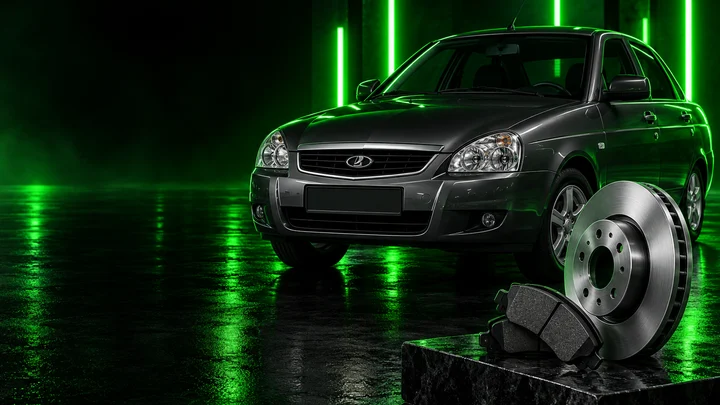 LADA Priora — Передние тормозные колодки