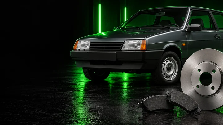 LADA Samara — Передние тормозные колодки
