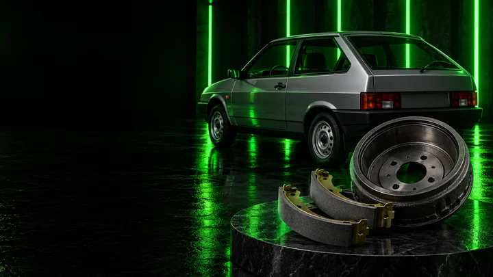 LADA Samara — Задние тормозные колодки