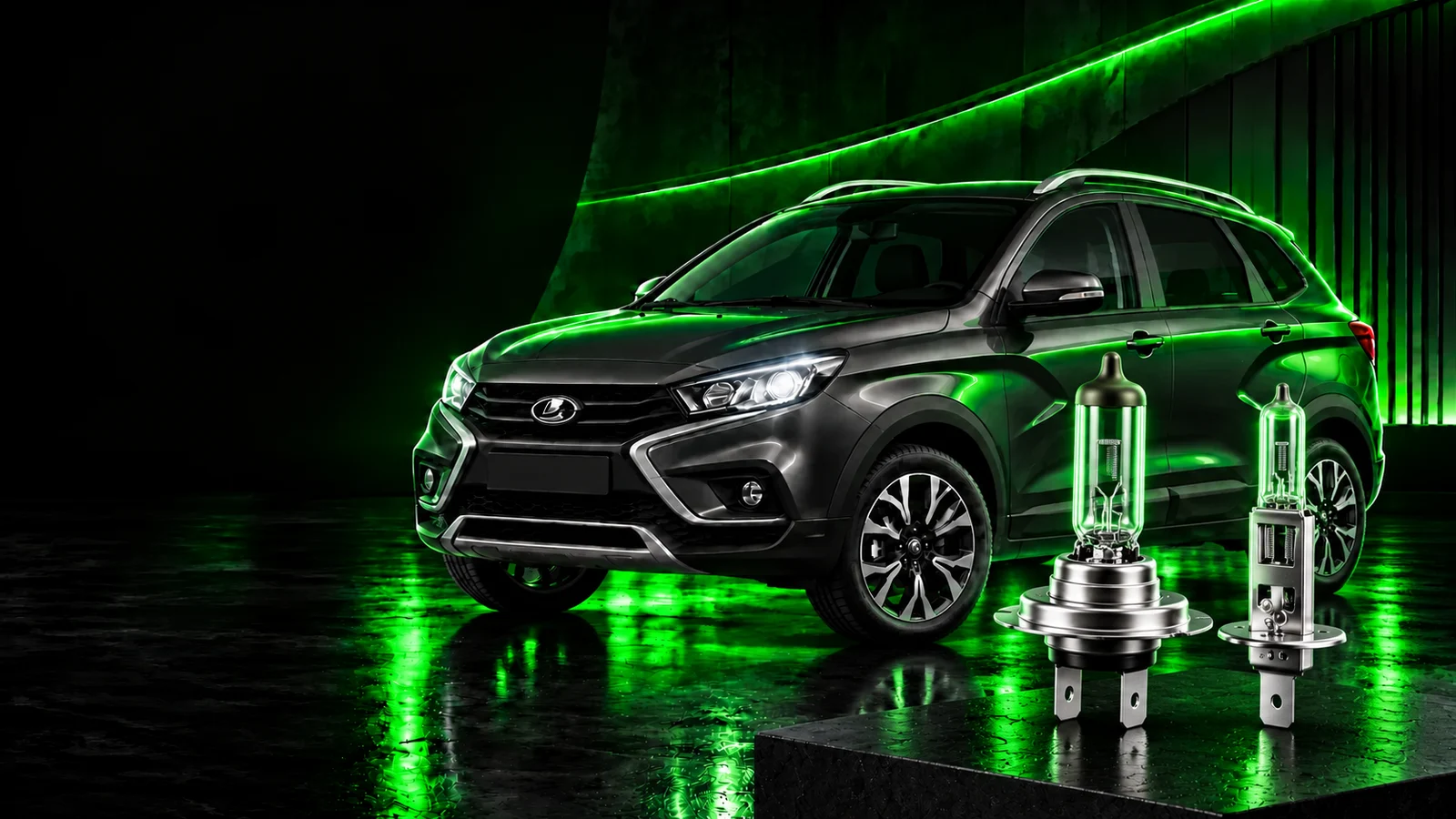 LADA XRAY и автомобильные лампы