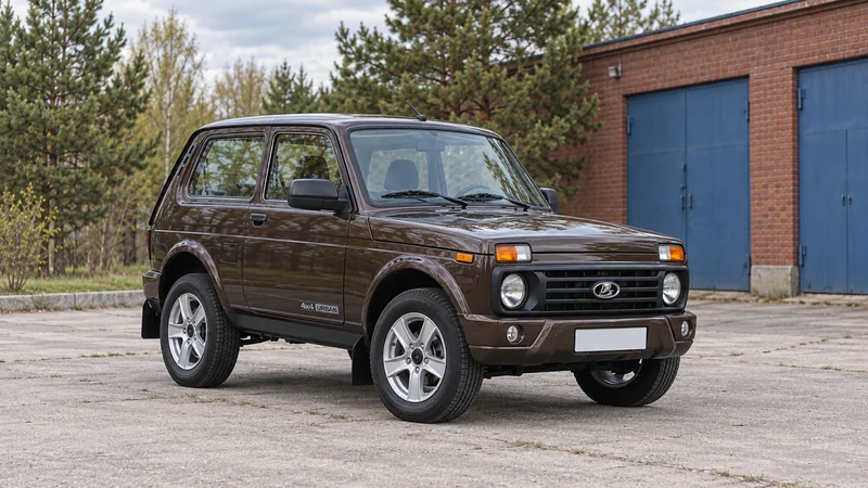 Продать коричневую Ниву 4×4 Urban 2018 года в Новосибирске