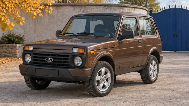 Продать коричневую Ниву 4×4 Urban 2018 года в Санкт-Петербурге